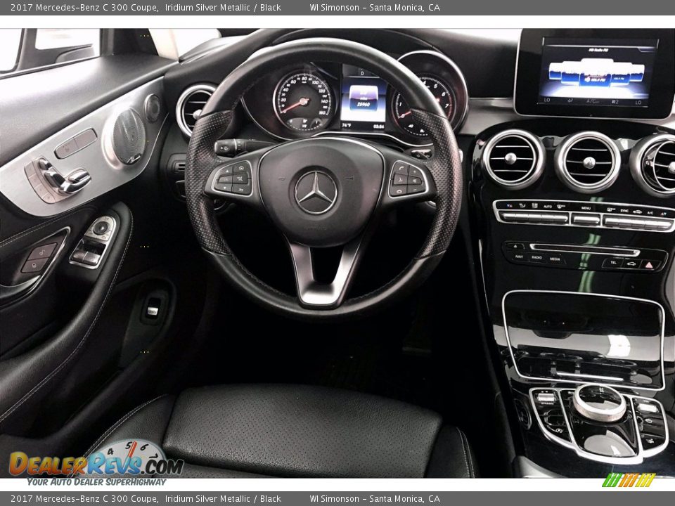 2017 Mercedes-Benz C 300 Coupe Iridium Silver Metallic / Black Photo #4