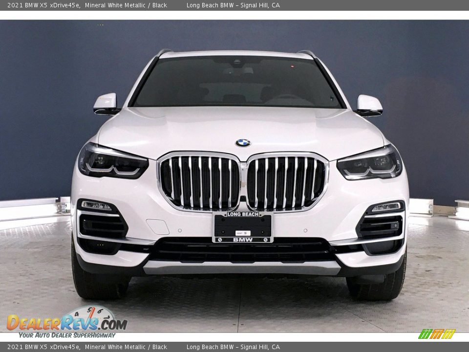 2021 BMW X5 xDrive45e Mineral White Metallic / Black Photo #2