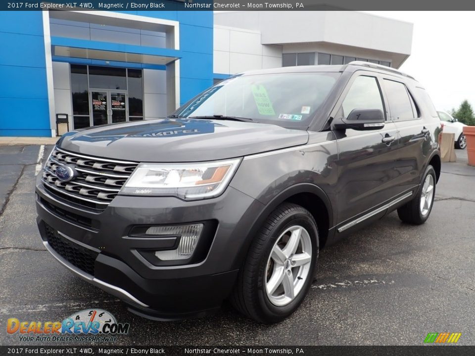 2017 Ford Explorer XLT 4WD Magnetic / Ebony Black Photo #2