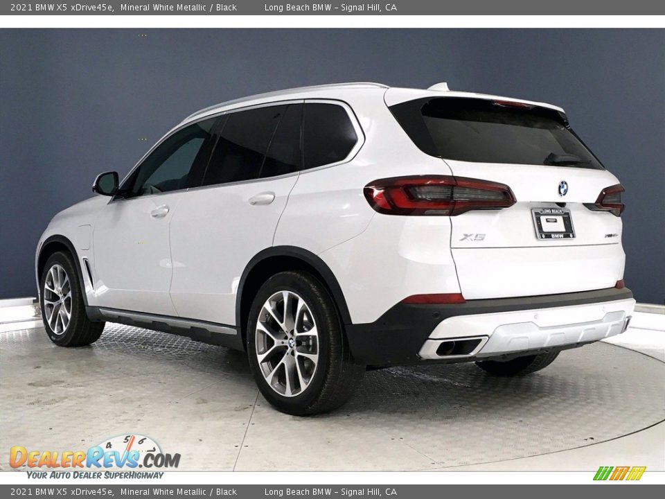 2021 BMW X5 xDrive45e Mineral White Metallic / Black Photo #3