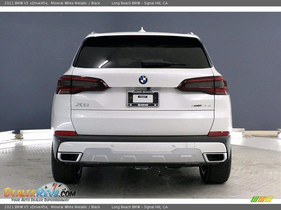 2021 BMW X5 xDrive45e Mineral White Metallic / Black Photo #4