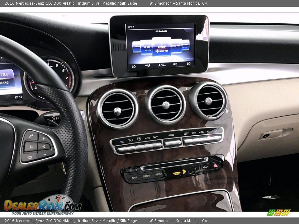 2016 Mercedes-Benz GLC 300 4Matic Iridium Silver Metallic / Silk Beige Photo #5