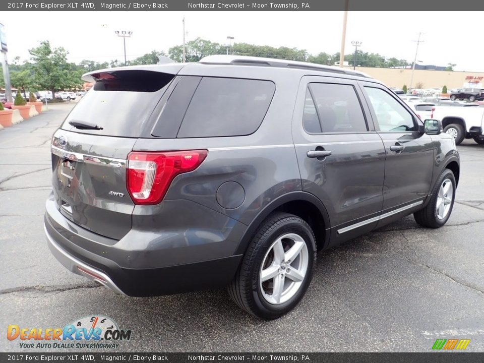 2017 Ford Explorer XLT 4WD Magnetic / Ebony Black Photo #9