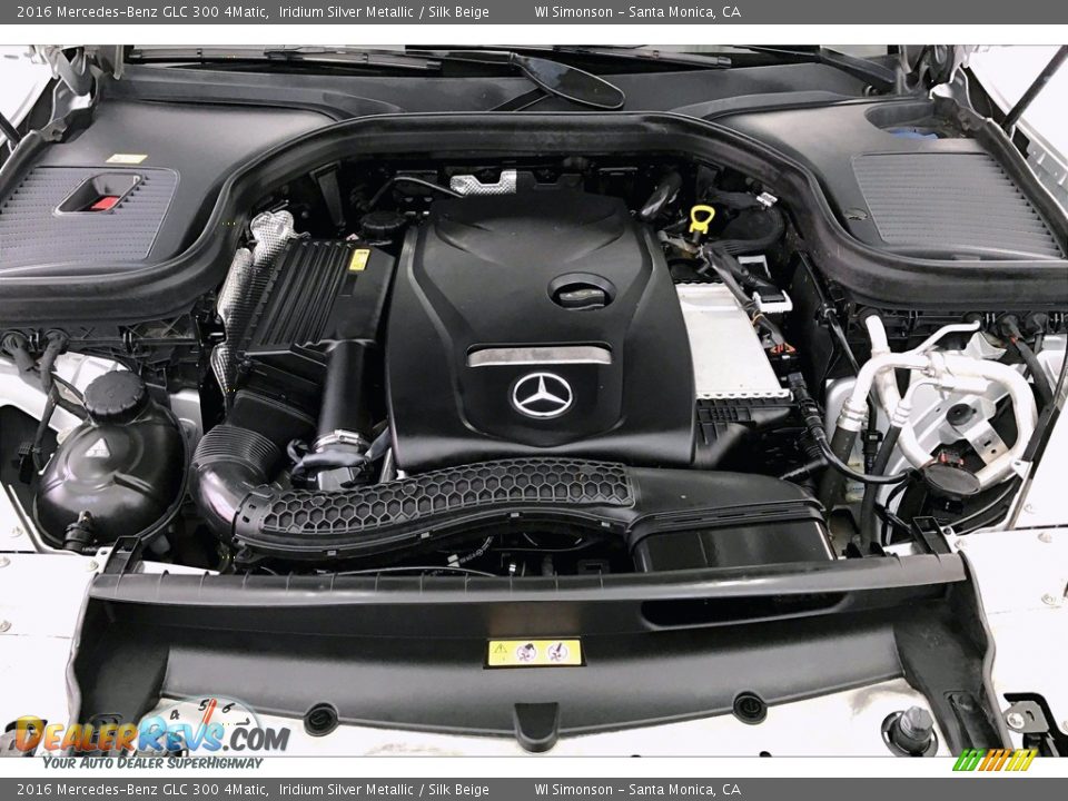 2016 Mercedes-Benz GLC 300 4Matic Iridium Silver Metallic / Silk Beige Photo #9