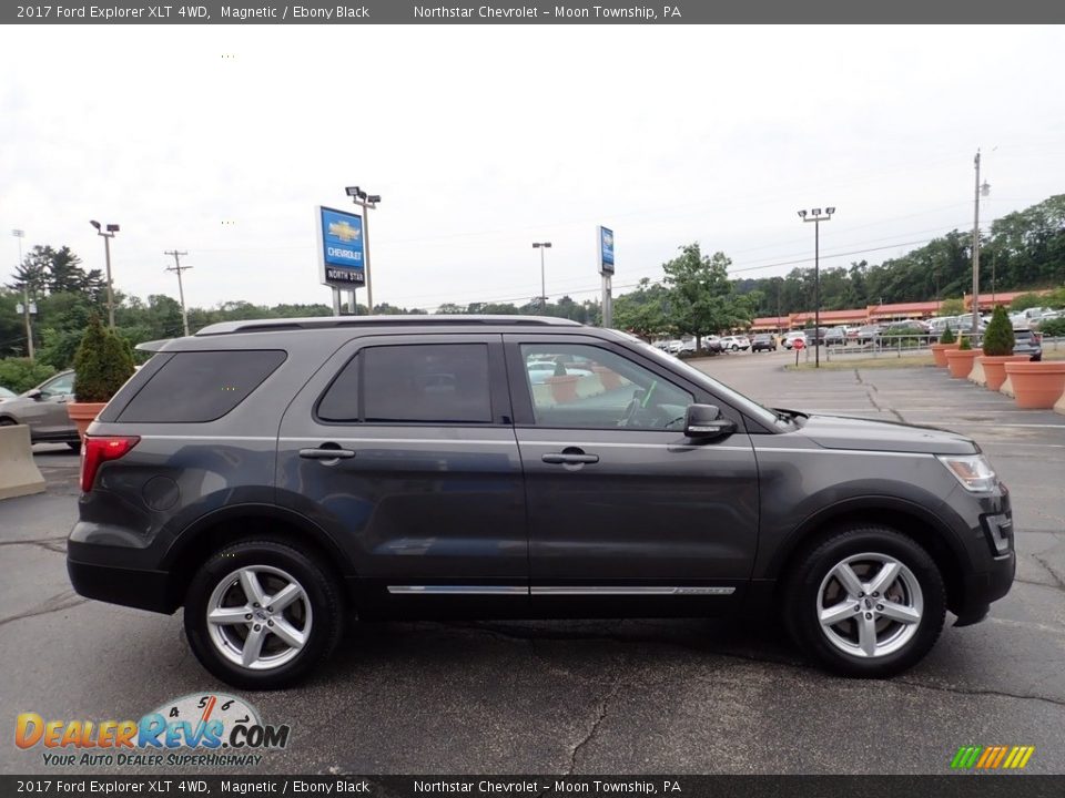 2017 Ford Explorer XLT 4WD Magnetic / Ebony Black Photo #10