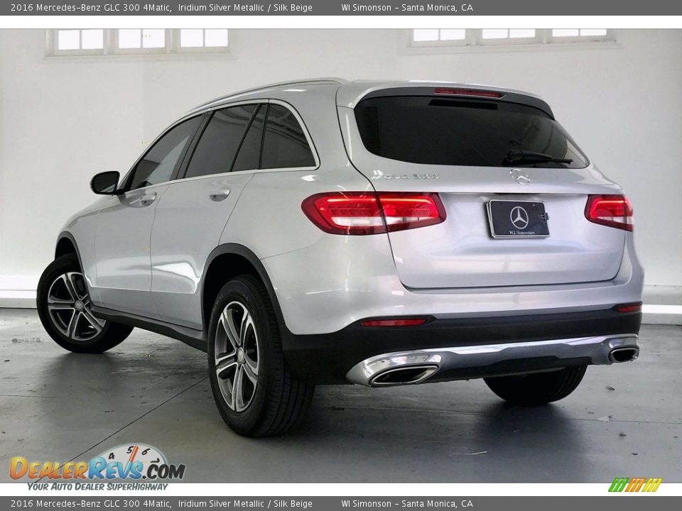 2016 Mercedes-Benz GLC 300 4Matic Iridium Silver Metallic / Silk Beige Photo #10