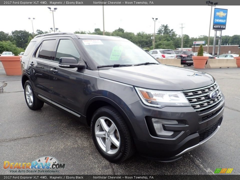 2017 Ford Explorer XLT 4WD Magnetic / Ebony Black Photo #11