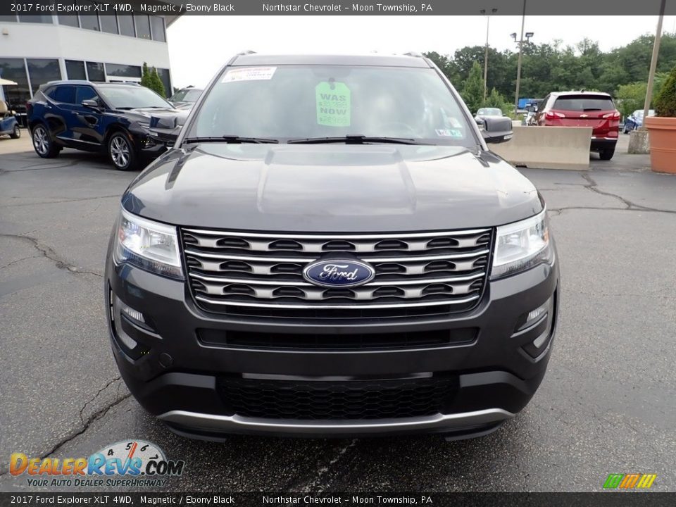 2017 Ford Explorer XLT 4WD Magnetic / Ebony Black Photo #13