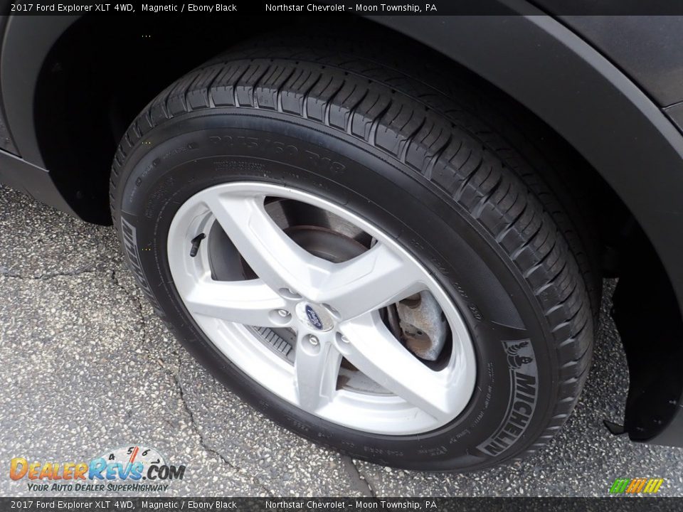 2017 Ford Explorer XLT 4WD Magnetic / Ebony Black Photo #14