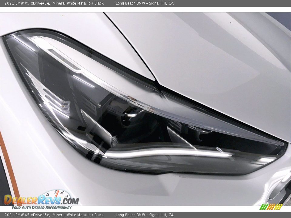 2021 BMW X5 xDrive45e Mineral White Metallic / Black Photo #14