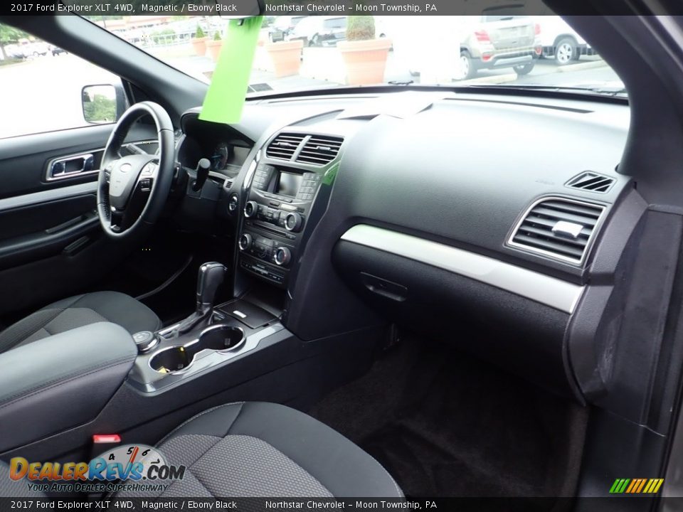 2017 Ford Explorer XLT 4WD Magnetic / Ebony Black Photo #16
