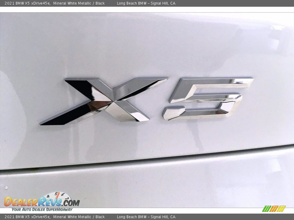 2021 BMW X5 xDrive45e Mineral White Metallic / Black Photo #16