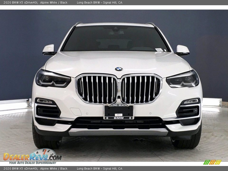 2020 BMW X5 sDrive40i Alpine White / Black Photo #2