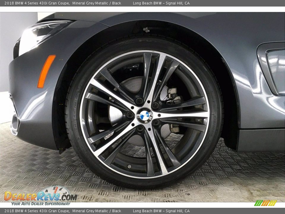 2018 BMW 4 Series 430i Gran Coupe Mineral Grey Metallic / Black Photo #8