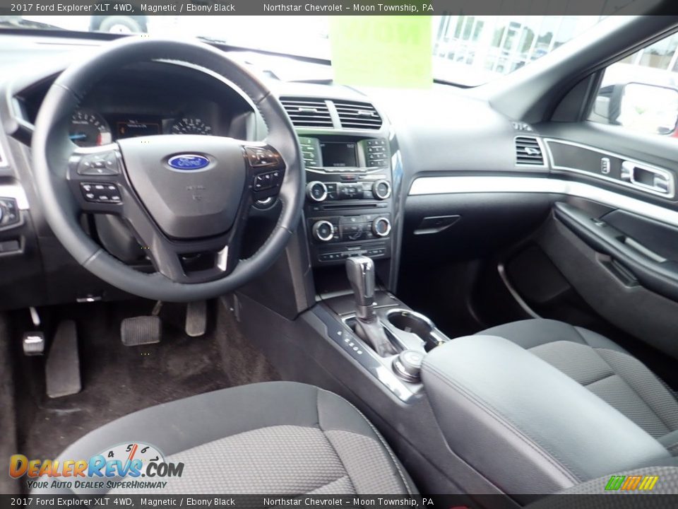2017 Ford Explorer XLT 4WD Magnetic / Ebony Black Photo #24