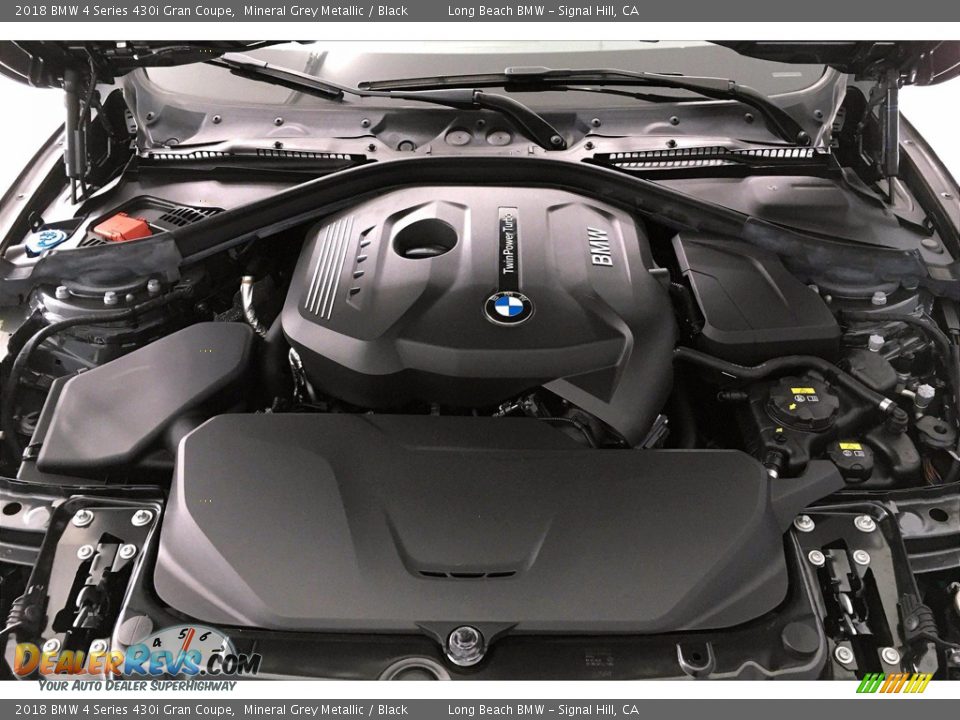 2018 BMW 4 Series 430i Gran Coupe Mineral Grey Metallic / Black Photo #9