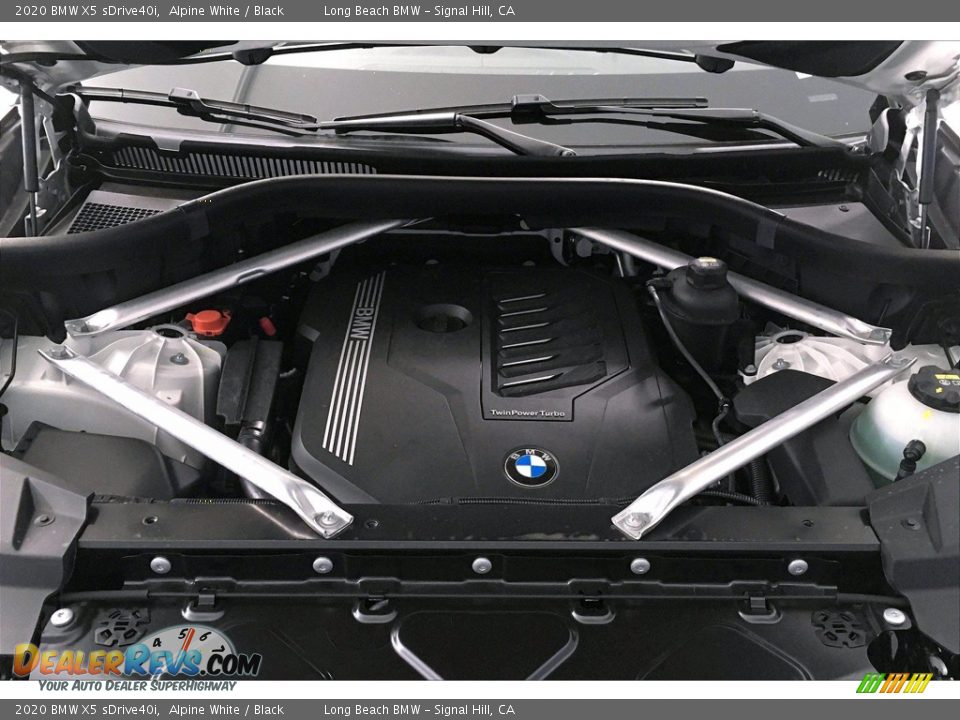 2020 BMW X5 sDrive40i Alpine White / Black Photo #10