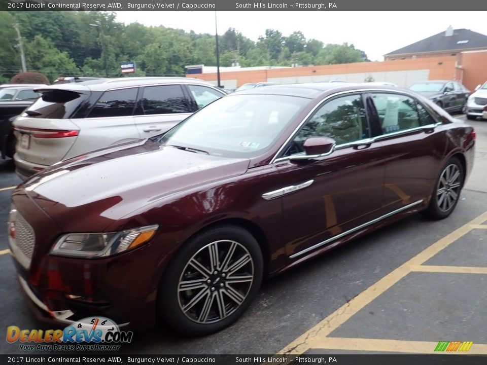 2017 Lincoln Continental Reserve AWD Burgundy Velvet / Cappuccino Photo #1