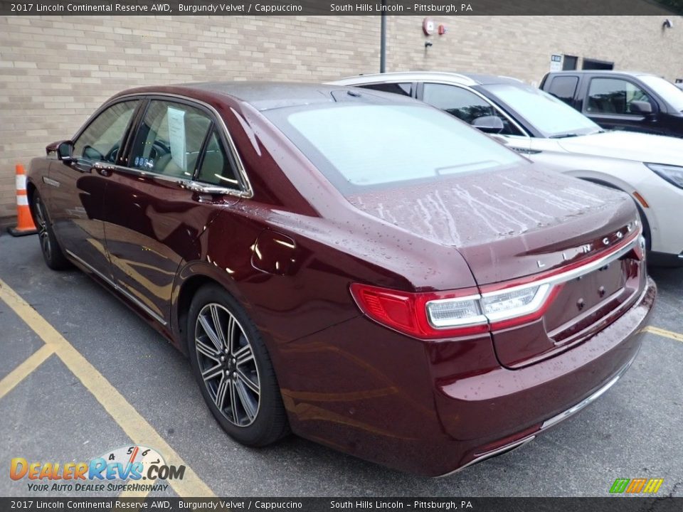 2017 Lincoln Continental Reserve AWD Burgundy Velvet / Cappuccino Photo #2