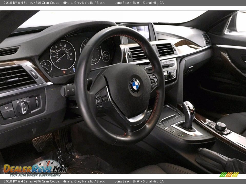 2018 BMW 4 Series 430i Gran Coupe Mineral Grey Metallic / Black Photo #21