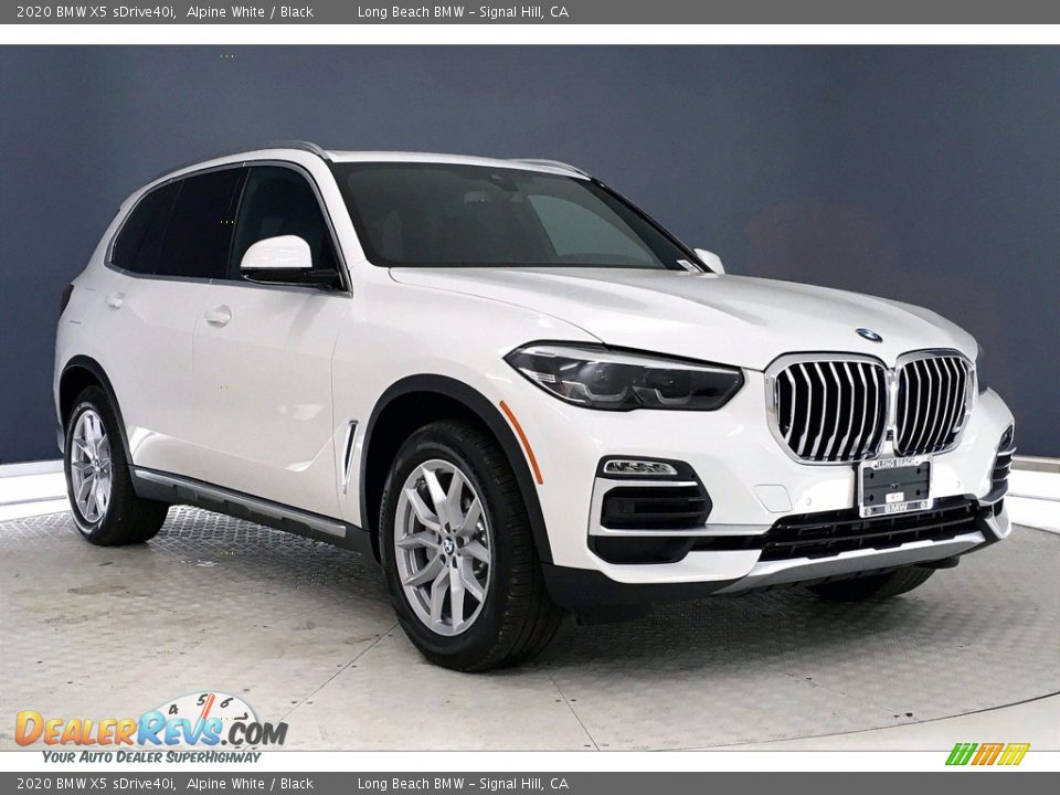 2020 BMW X5 sDrive40i Alpine White / Black Photo #19