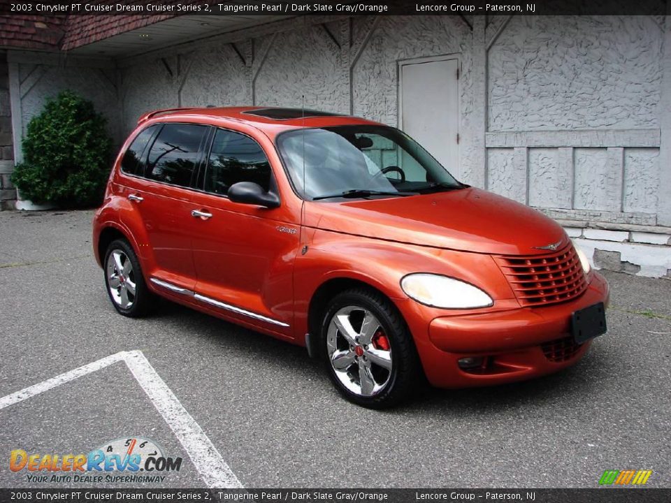 2003 Chrysler PT Cruiser Dream Cruiser Series 2 Tangerine Pearl / Dark Slate Gray/Orange Photo #2