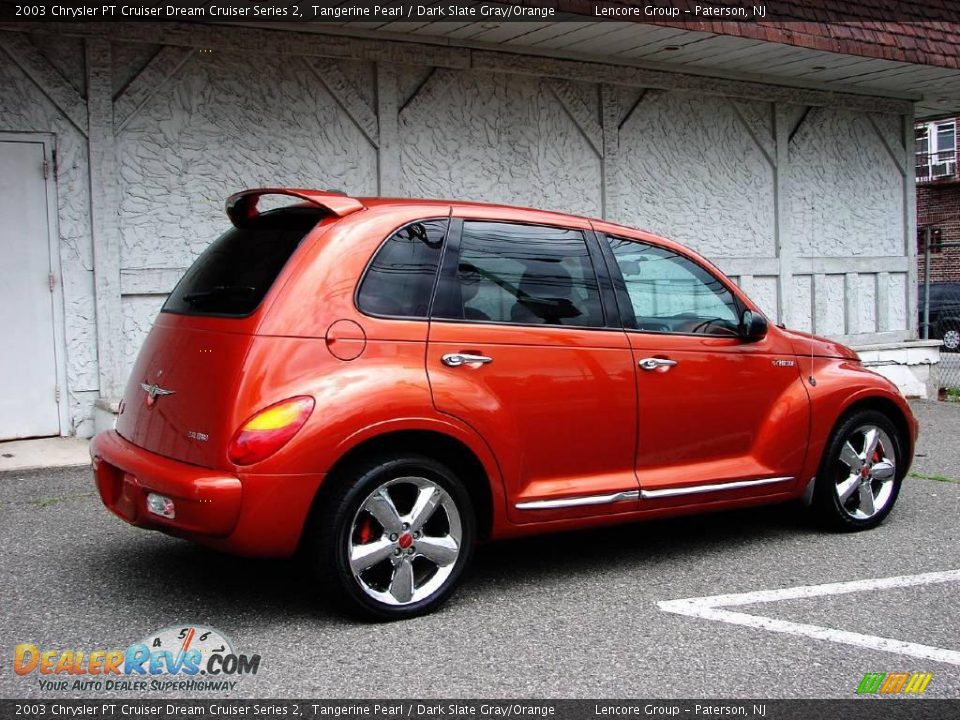 2003 Chrysler PT Cruiser Dream Cruiser Series 2 Tangerine Pearl / Dark Slate Gray/Orange Photo #4