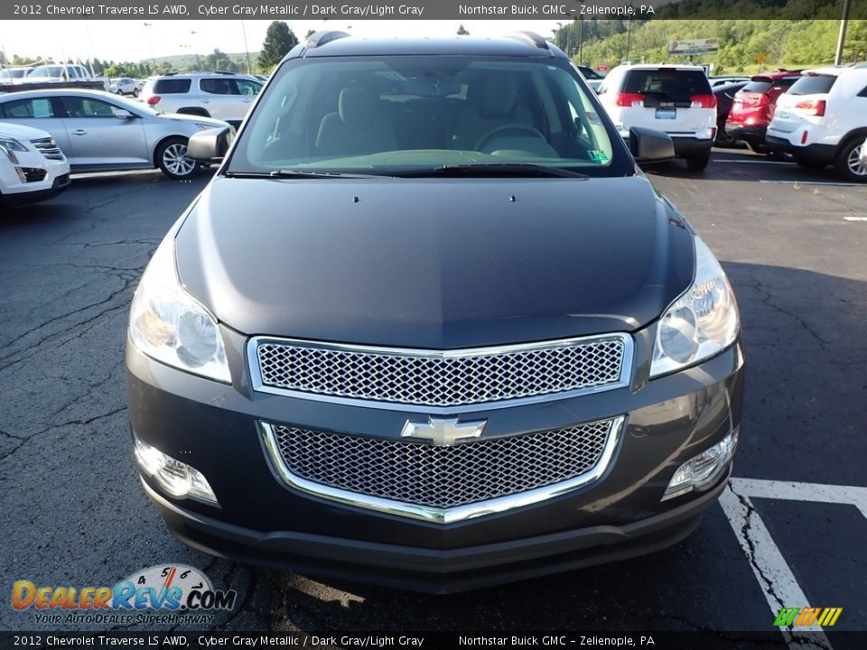 2012 Chevrolet Traverse LS AWD Cyber Gray Metallic / Dark Gray/Light Gray Photo #3