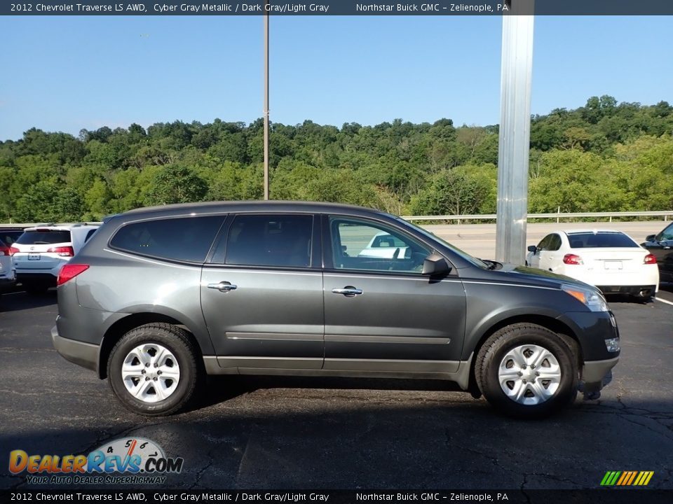 2012 Chevrolet Traverse LS AWD Cyber Gray Metallic / Dark Gray/Light Gray Photo #5