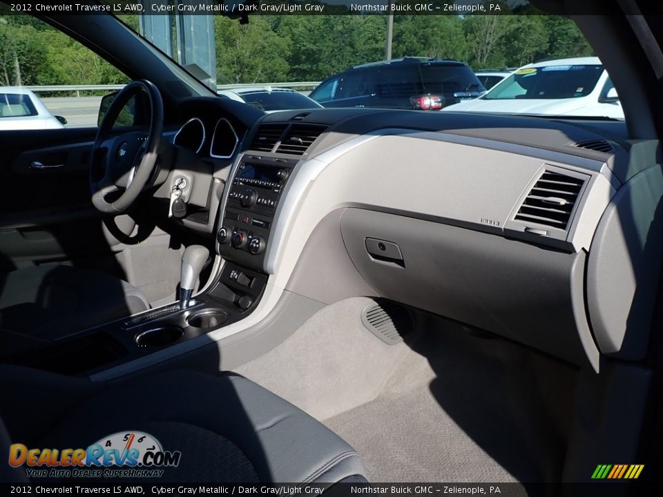 2012 Chevrolet Traverse LS AWD Cyber Gray Metallic / Dark Gray/Light Gray Photo #6