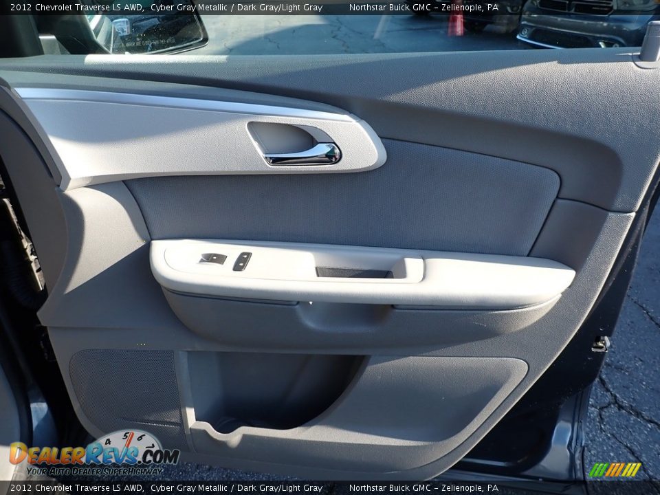 2012 Chevrolet Traverse LS AWD Cyber Gray Metallic / Dark Gray/Light Gray Photo #7