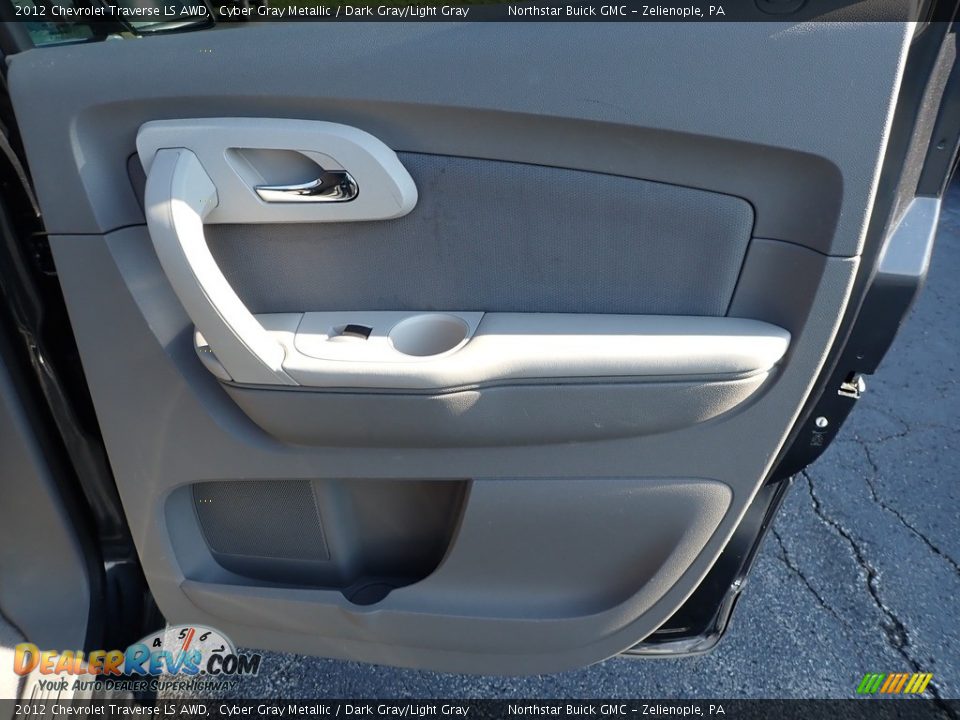 2012 Chevrolet Traverse LS AWD Cyber Gray Metallic / Dark Gray/Light Gray Photo #8