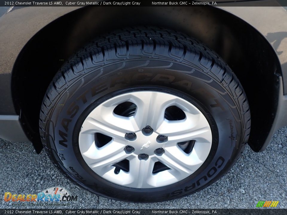 2012 Chevrolet Traverse LS AWD Cyber Gray Metallic / Dark Gray/Light Gray Photo #14