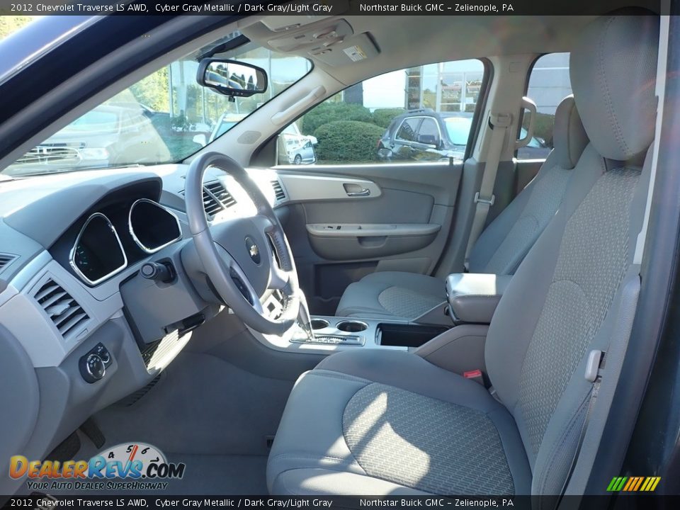 2012 Chevrolet Traverse LS AWD Cyber Gray Metallic / Dark Gray/Light Gray Photo #18
