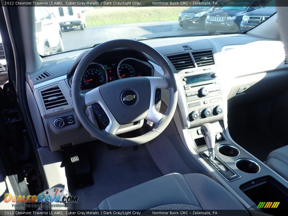 2012 Chevrolet Traverse LS AWD Cyber Gray Metallic / Dark Gray/Light Gray Photo #21