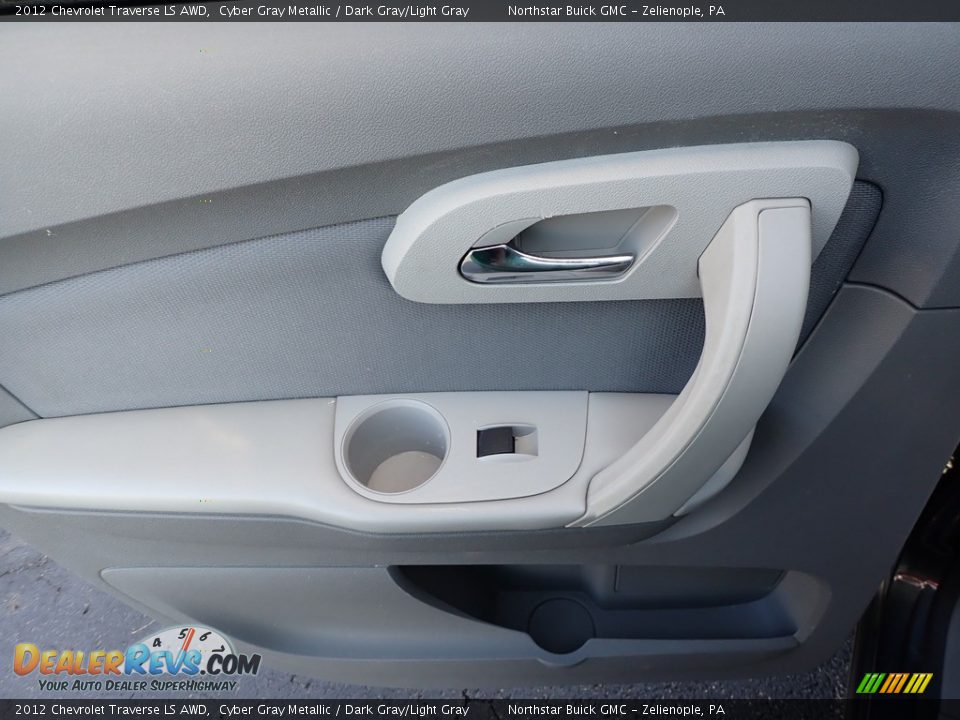 2012 Chevrolet Traverse LS AWD Cyber Gray Metallic / Dark Gray/Light Gray Photo #22