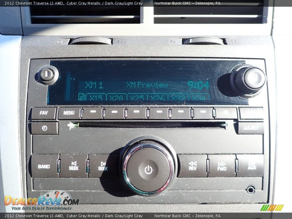 2012 Chevrolet Traverse LS AWD Cyber Gray Metallic / Dark Gray/Light Gray Photo #27