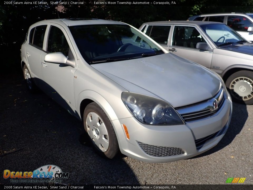 2008 Saturn Astra XE Sedan Silver Sand / Charcoal Photo #4