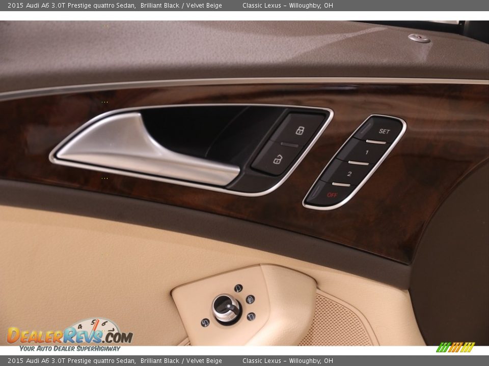 2015 Audi A6 3.0T Prestige quattro Sedan Brilliant Black / Velvet Beige Photo #5