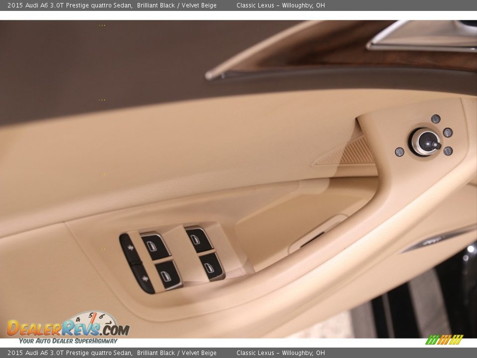 2015 Audi A6 3.0T Prestige quattro Sedan Brilliant Black / Velvet Beige Photo #6