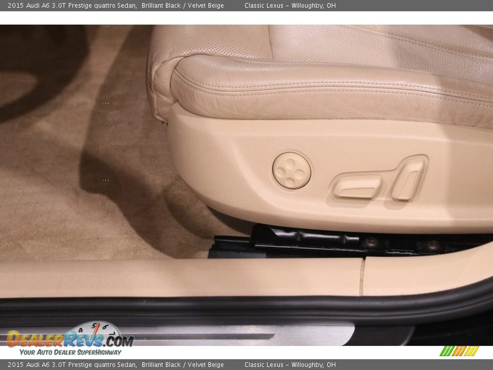 2015 Audi A6 3.0T Prestige quattro Sedan Brilliant Black / Velvet Beige Photo #7