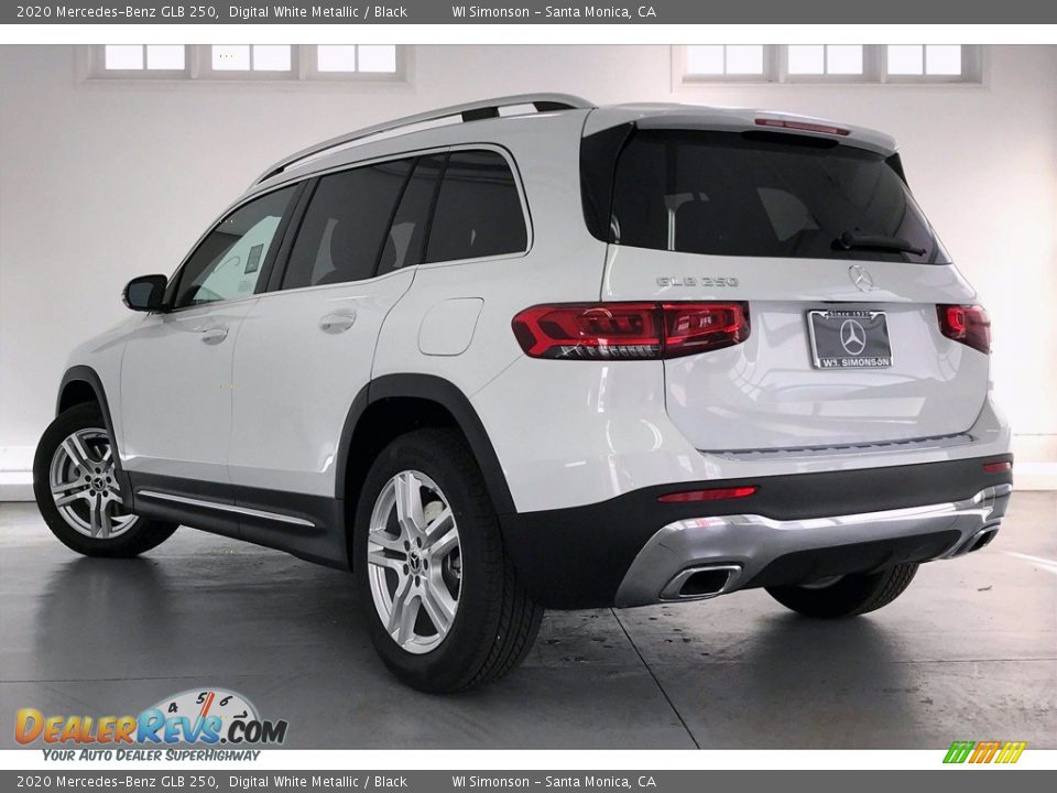 2020 Mercedes-Benz GLB 250 Digital White Metallic / Black Photo #2