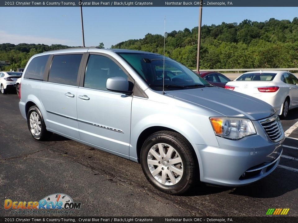 2013 Chrysler Town & Country Touring Crystal Blue Pearl / Black/Light Graystone Photo #4