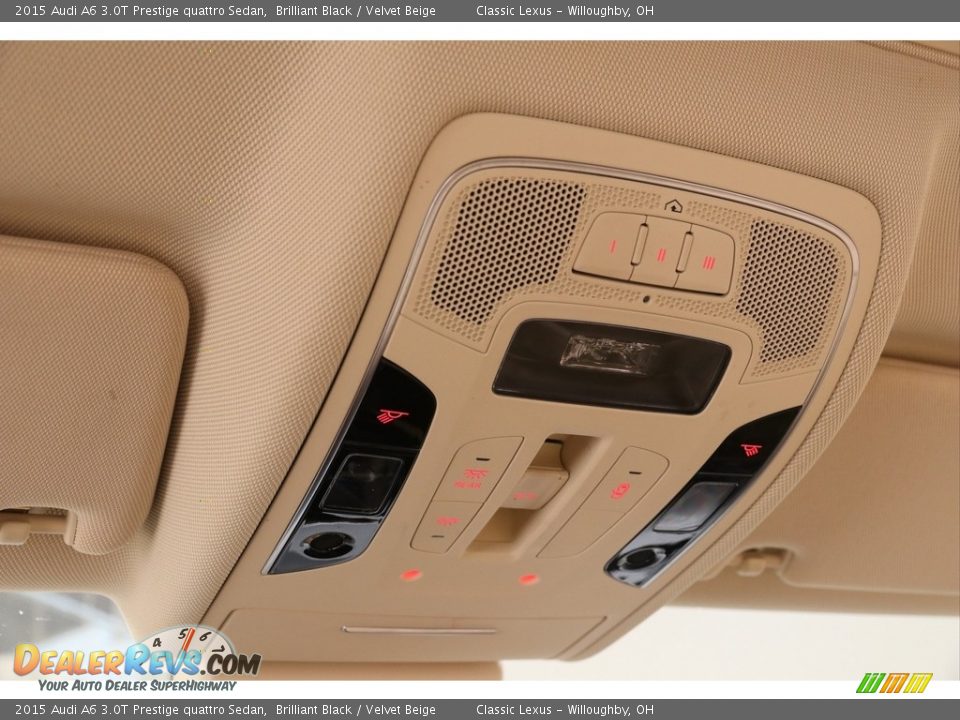 2015 Audi A6 3.0T Prestige quattro Sedan Brilliant Black / Velvet Beige Photo #14