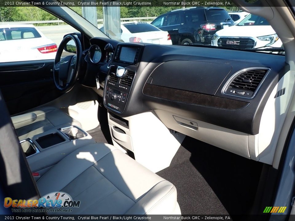 2013 Chrysler Town & Country Touring Crystal Blue Pearl / Black/Light Graystone Photo #6