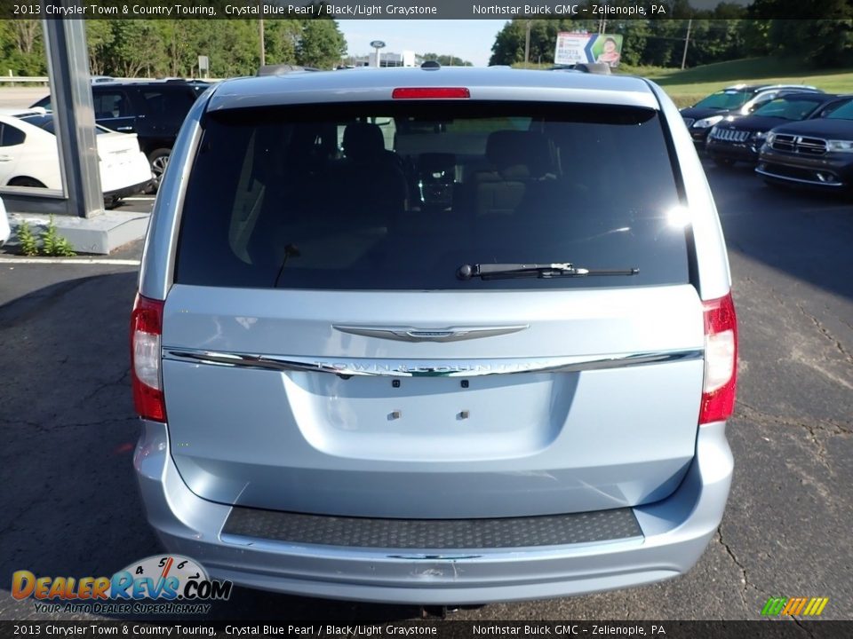 2013 Chrysler Town & Country Touring Crystal Blue Pearl / Black/Light Graystone Photo #9