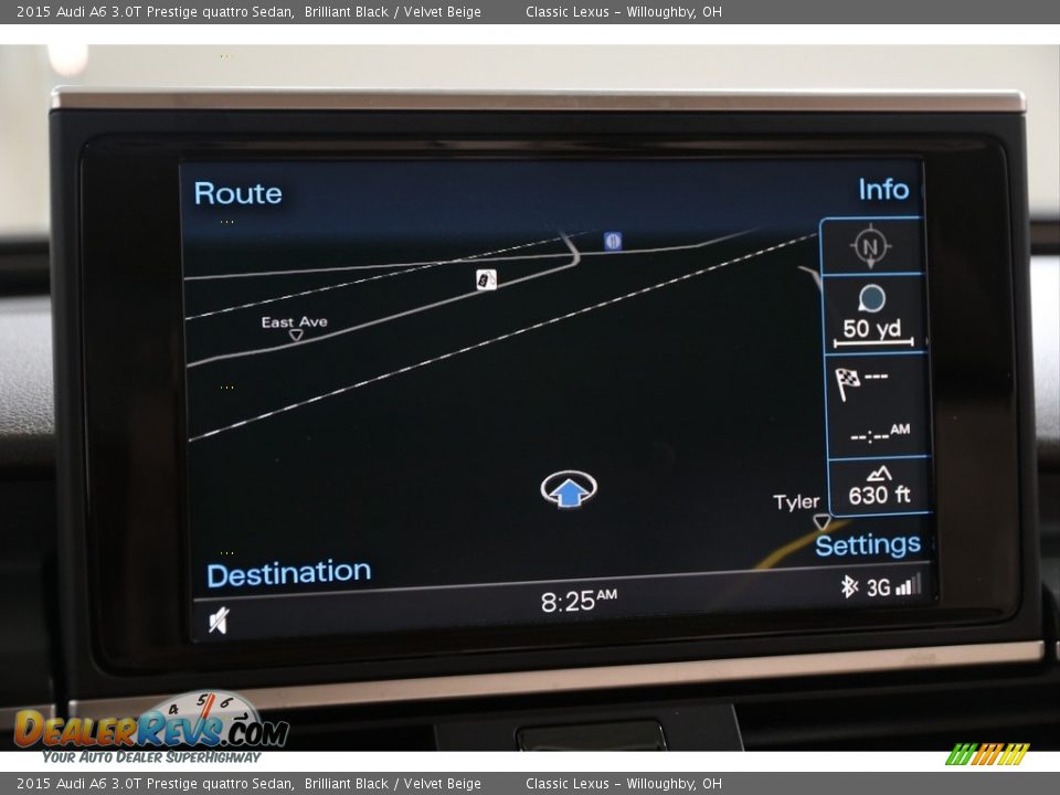 2015 Audi A6 3.0T Prestige quattro Sedan Brilliant Black / Velvet Beige Photo #18