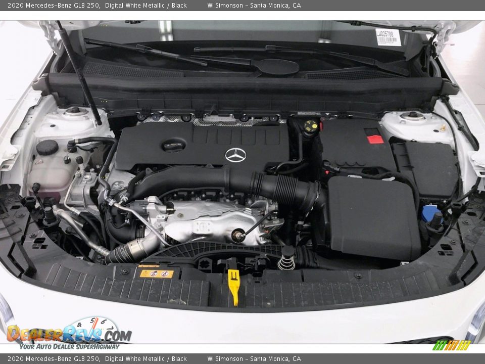 2020 Mercedes-Benz GLB 250 Digital White Metallic / Black Photo #8
