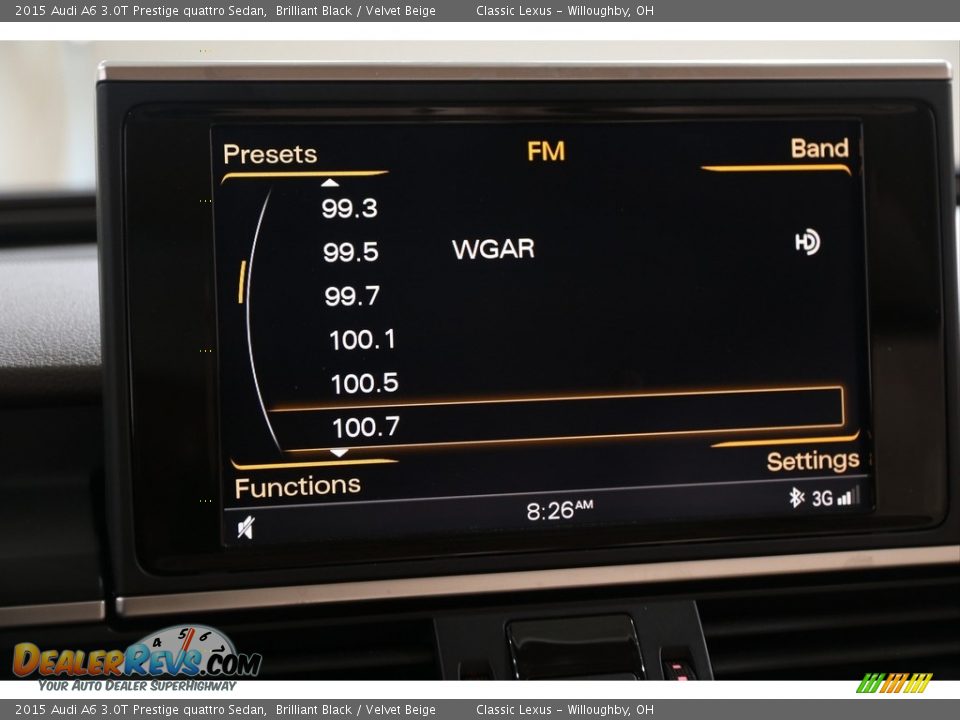 2015 Audi A6 3.0T Prestige quattro Sedan Brilliant Black / Velvet Beige Photo #19