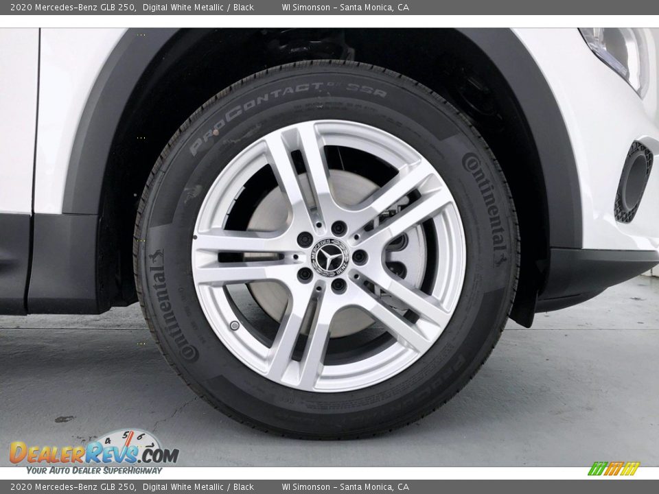 2020 Mercedes-Benz GLB 250 Digital White Metallic / Black Photo #9